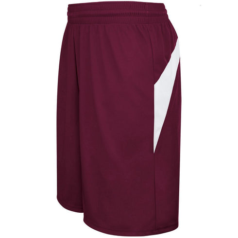 Russell Athletic Transition Game Shorts (335840-C), Color 'Maroon/White'